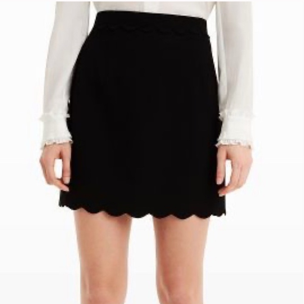 Club Monaco Pleated Mini Skirt